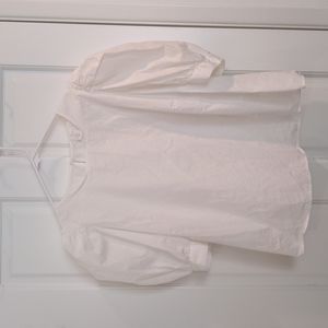 White Puff Sleeve Blouse